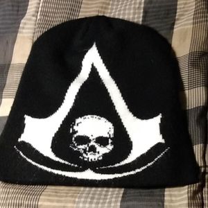 I am selling a assassin's Creed Black flag beanie.